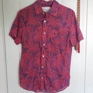 aeropostale red hawaiian shirt